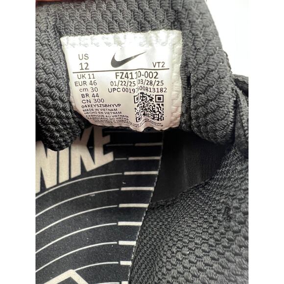 Nike Air Max TL 2.5 Men's Size 12 Black Metallic Silver FZ4110-002 New - Picture 12 of 16